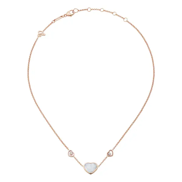 萧邦 Happy Hearts 黄金项链 81A082-5301