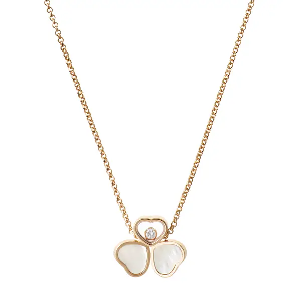 萧邦 Happy Hearts 黄金吊坠 81A083-5311