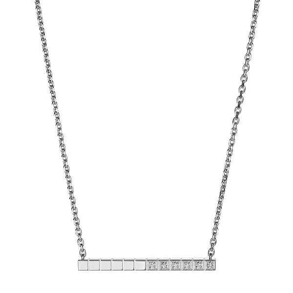 萧邦冰立方纯金项链 817702-1002