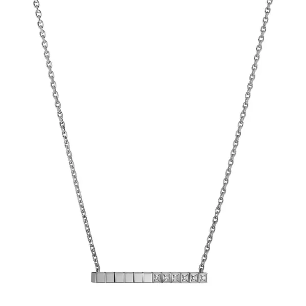 萧邦冰立方纯金项链 817702-1002