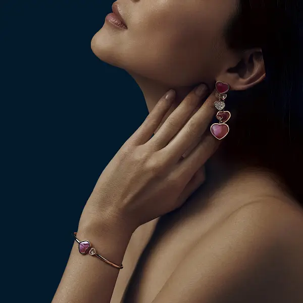 萧邦 Happy Hearts 金手镯 857482-5706