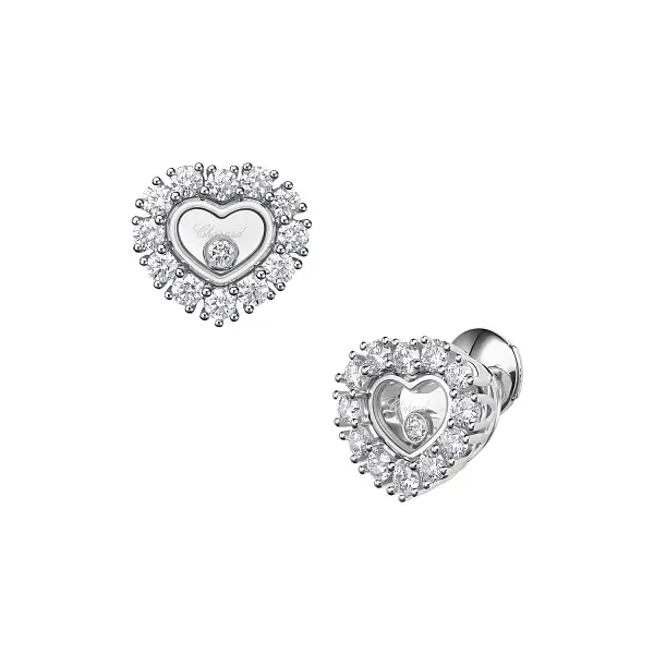 萧邦 Happy Diamonds 83A616-1001 黄金耳环