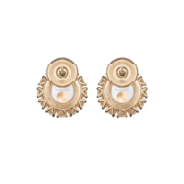 萧邦 Happy Hearts 83A609-5001 黄金耳环