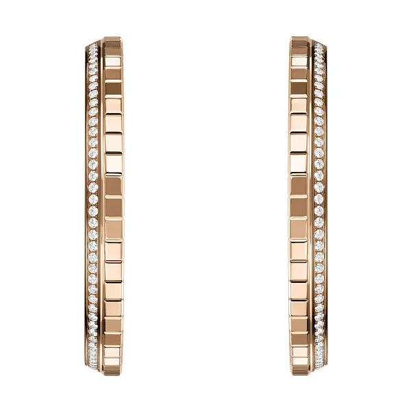 萧邦 Ice Cube 837008-5002 黄金耳环