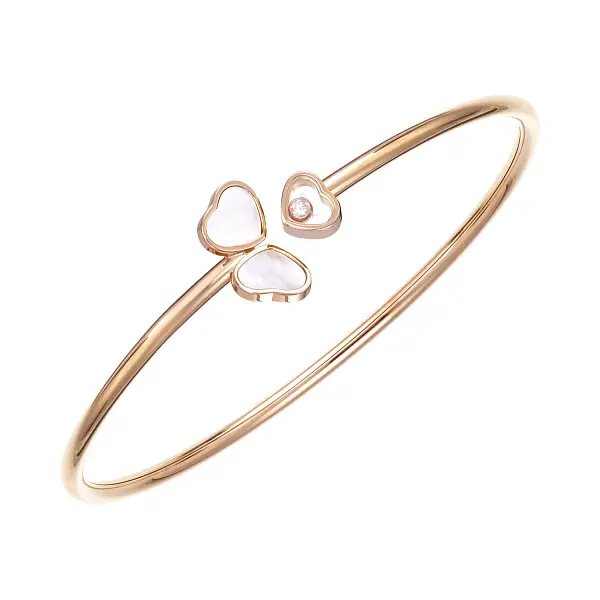 萧邦 Happy Hearts 金手镯 85A083-5301