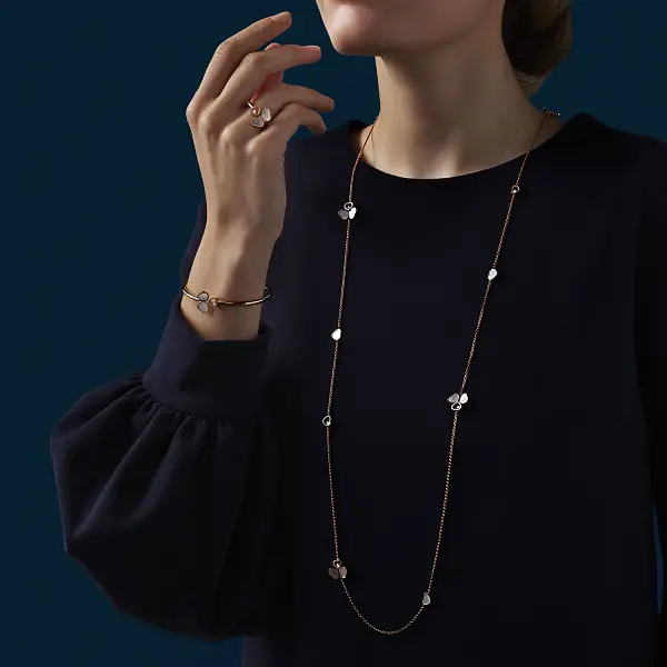 萧邦 Happy Hearts 金手镯 85A083-5301