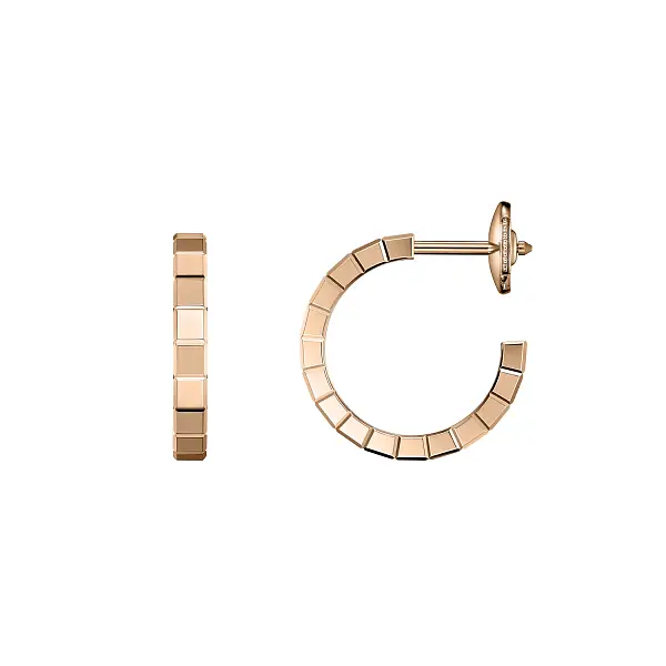 Chopard Ice Cube 黄金耳环 837702-5006