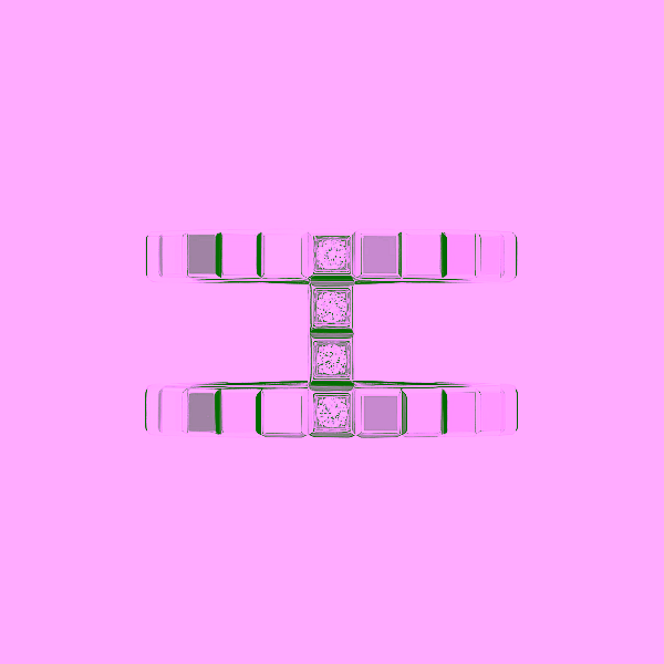 萧邦冰立方金戒指 827006-1000