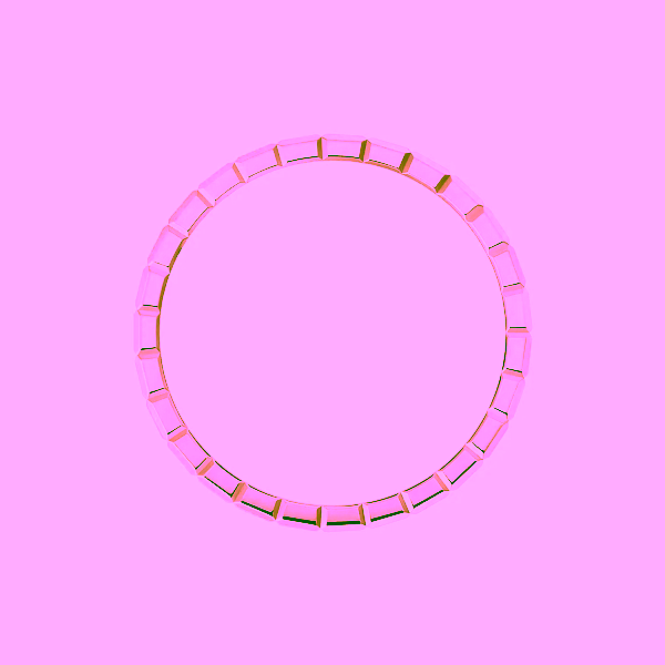 萧邦冰立方纯金戒指 827702-5250