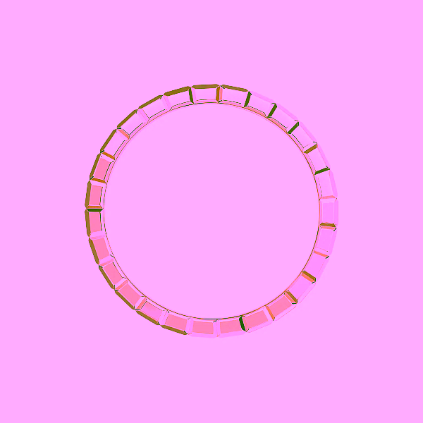 萧邦冰立方金戒指 827006-5003