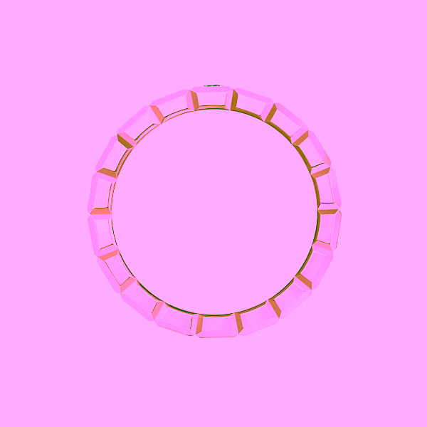 萧邦冰块金戒指 829834-5060