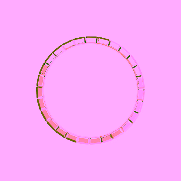 萧邦冰块金戒指 827007-5007