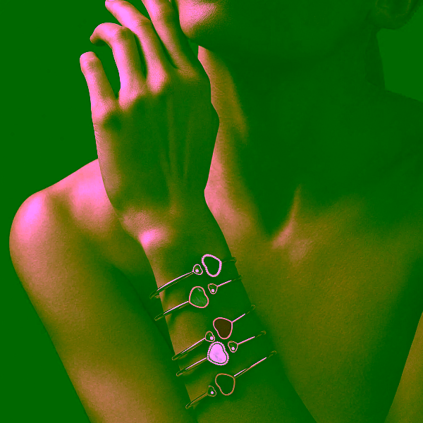 萧邦 Happy Hearts 金手镯 857482-5200