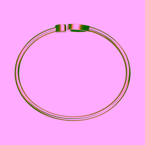 萧邦 Happy Hearts 金手镯 857482-5700