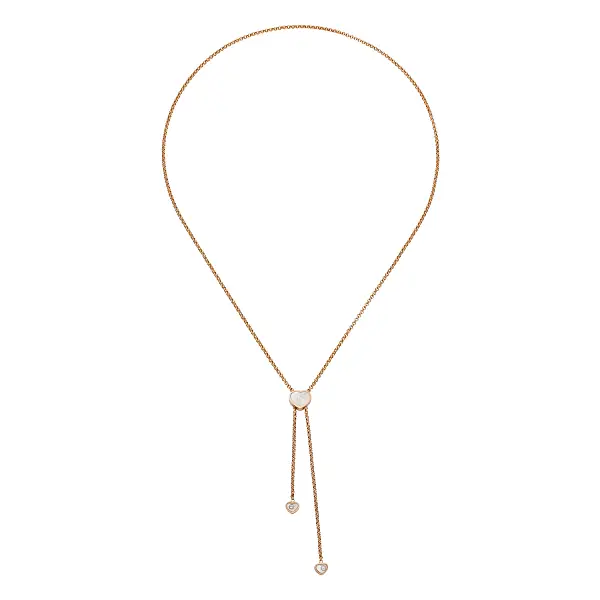 萧邦 Chopard Happy Hearts 18K 黄金项链 81A148-5301