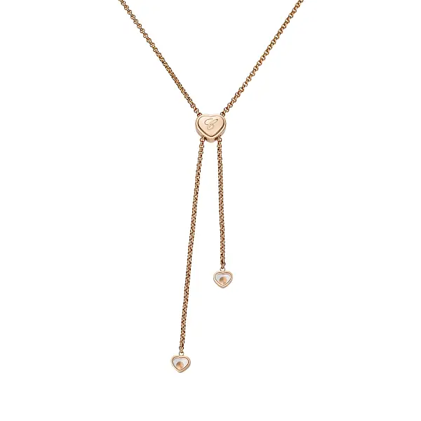 萧邦 Chopard Happy Hearts 18K 黄金项链 81A148-5301