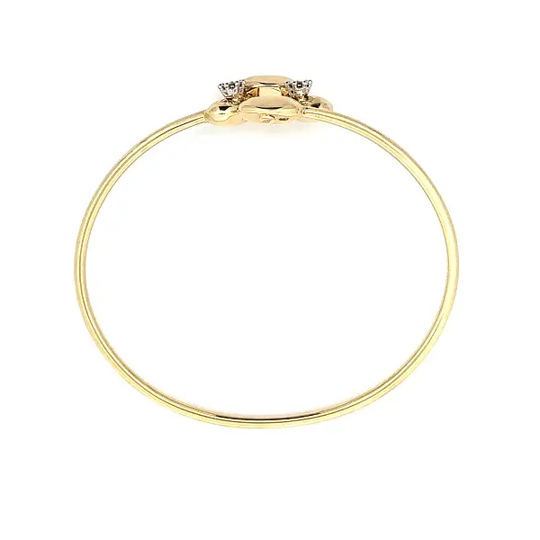 黑色锆石黄金手链