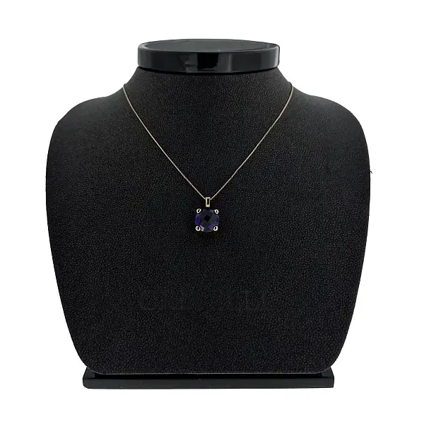 紫水晶黄金吊坠