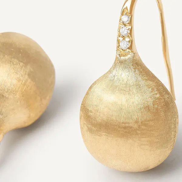 Marco Bicego Africa 系列黄金钻石耳环 OB1632-A_B_Y_02