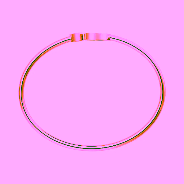 萧邦 Happy Hearts 金手镯 85A074-5202