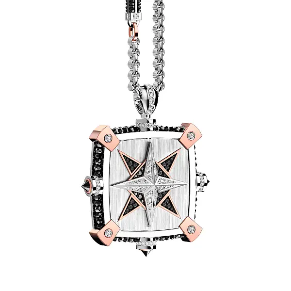 Zancan Black Magic Magnum EC537BR-60 黄金项链