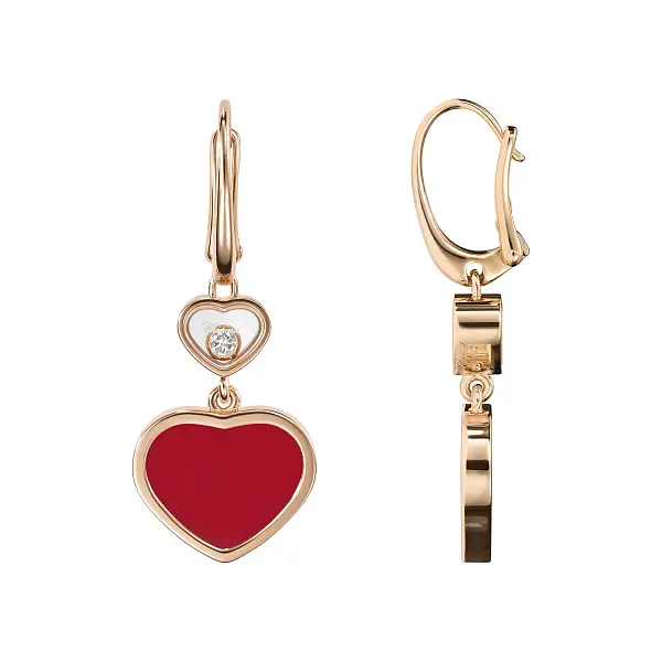 萧邦 Chopard Happy Hearts 黄金耳环 837482-5820