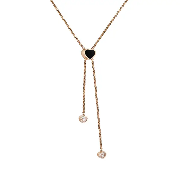 萧邦 Chopard Happy Hearts 黄金项链 81A148-5201