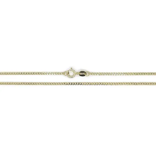 黄金 扁平链 项链