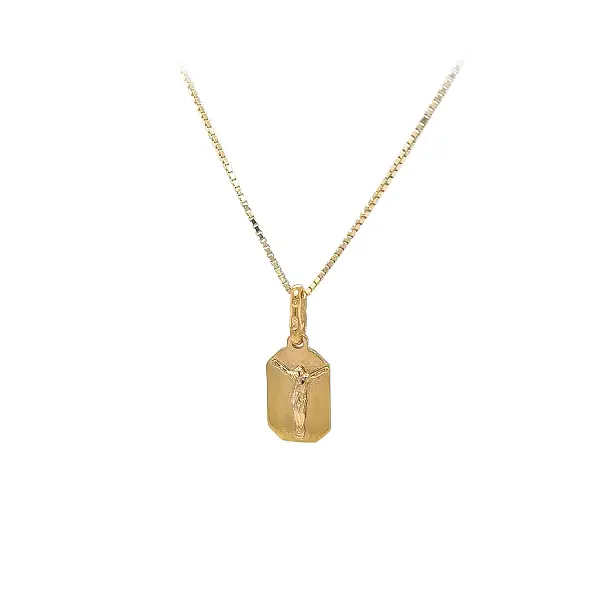 金质耶稣基督吊坠