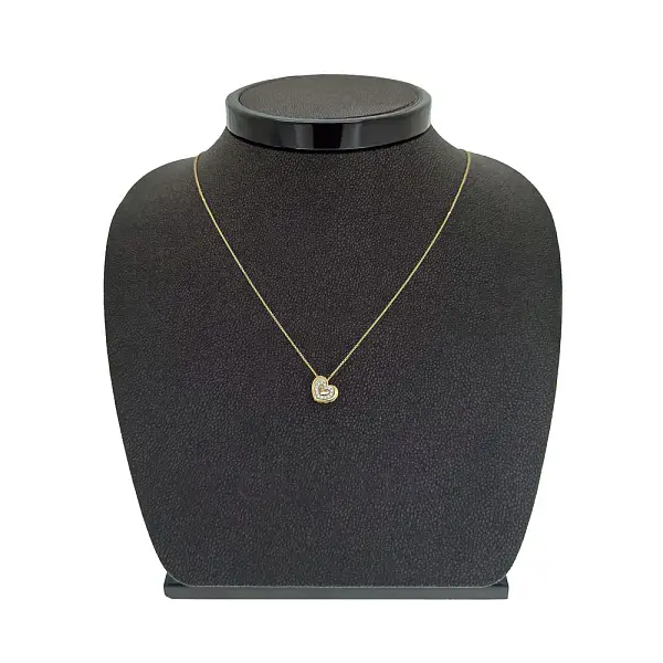 锆石金女士项链