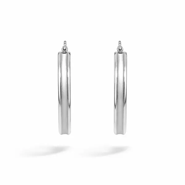 混合金黄金圈形耳环