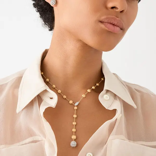 Marco Bicego Africa Alta 18K黄金项链 CB2900-B B2 YW Q6