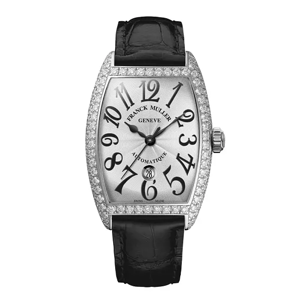 Franck Muller Cintrée Curvex Steel 7500 SC AT DT FO VA D