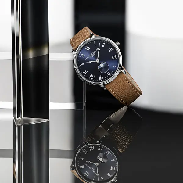 Frederique Constant Classics Quartz Moonphase FC-206RN3S6