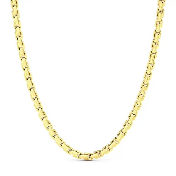 Zancan 男士双色金项链 EC712GB-60