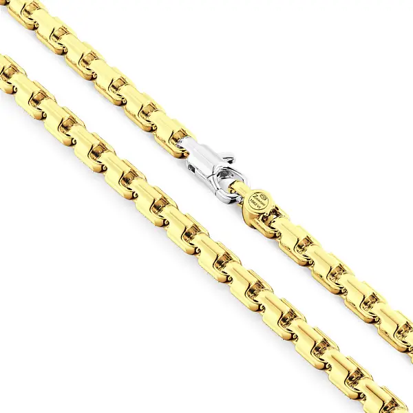 Zancan 男士双色金项链 EC712GB-60