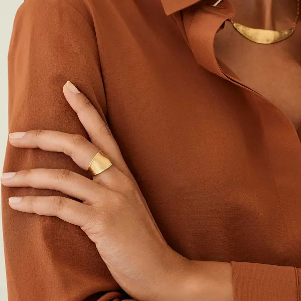 Marco Bicego Lunaria AB550 Y 金戒指