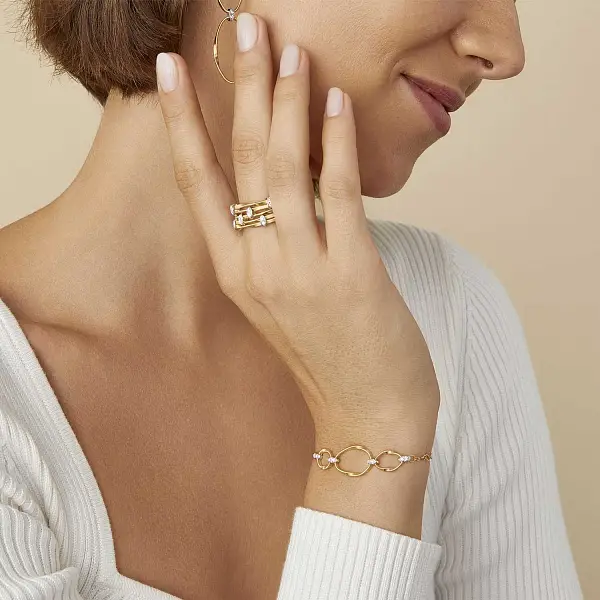 Marco Bicego Marrakech Onde AG340_B YW M5 黄金戒指