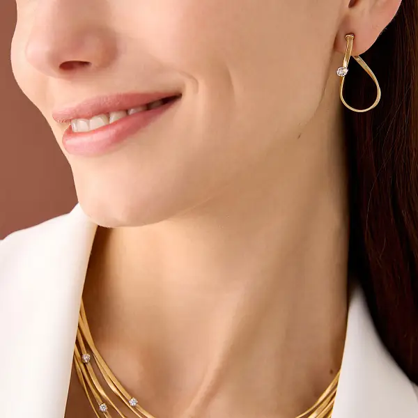 Marco Bicego Marrakech OG404_B8 YW M5 黄金耳环