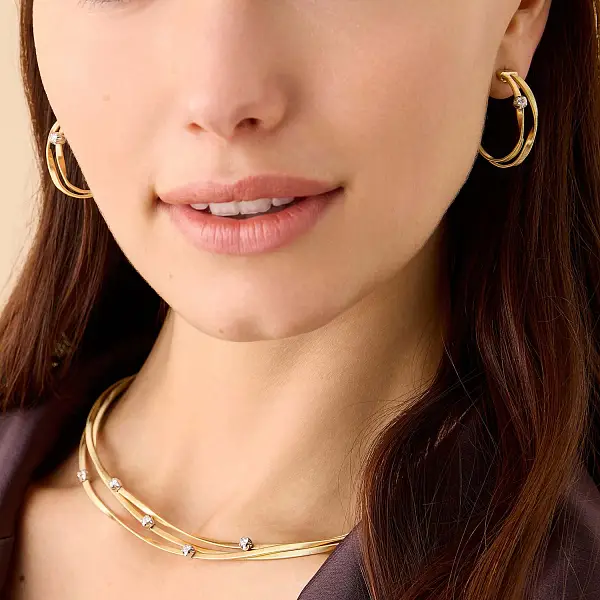 Marco Bicego Marrakech OG335_B8 YW M5 黄金耳环