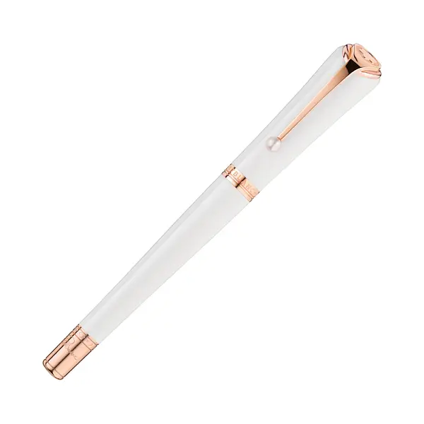 万宝龙 Marilyn Monroe 珍珠特别款 滚珠笔 MB132121