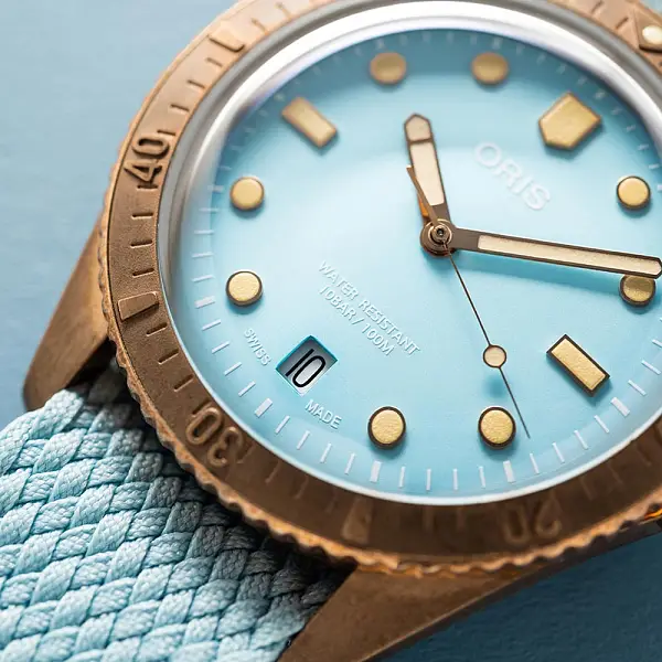 Oris Divers Sixty-Five Cotton Candy Sky Blue 01 733 7771 3155-07 3 19 02 BRS