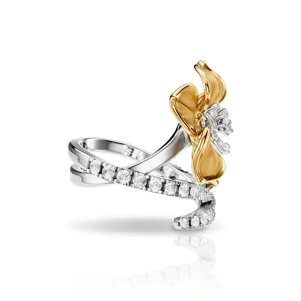 Carrera y Carrera 兰花 Maxi 戒指