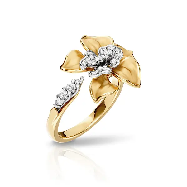 Carrera y Carrera 兰花戒指