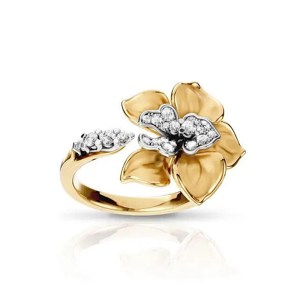 Carrera y Carrera 兰花戒指