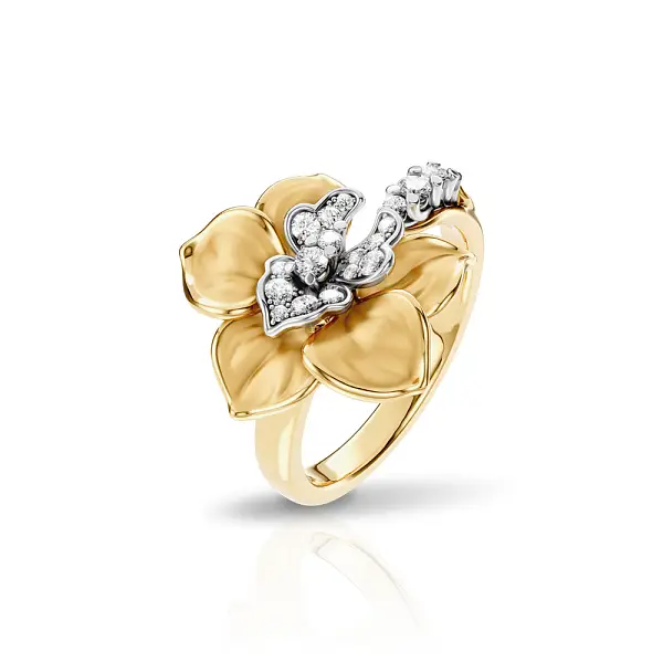 Carrera y Carrera 兰花戒指