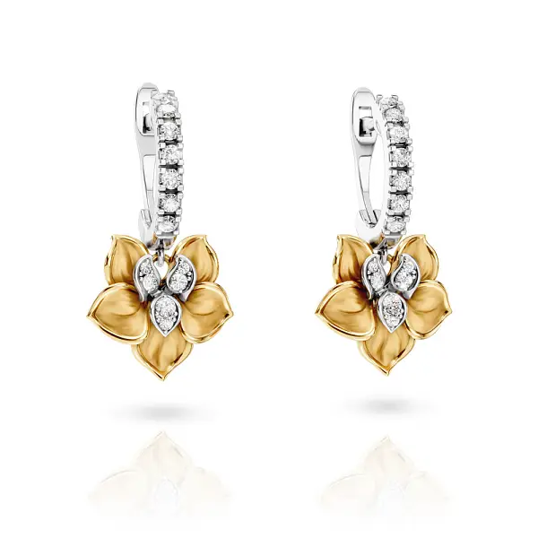 Carrera y Carrera 兰花 Long 耳环