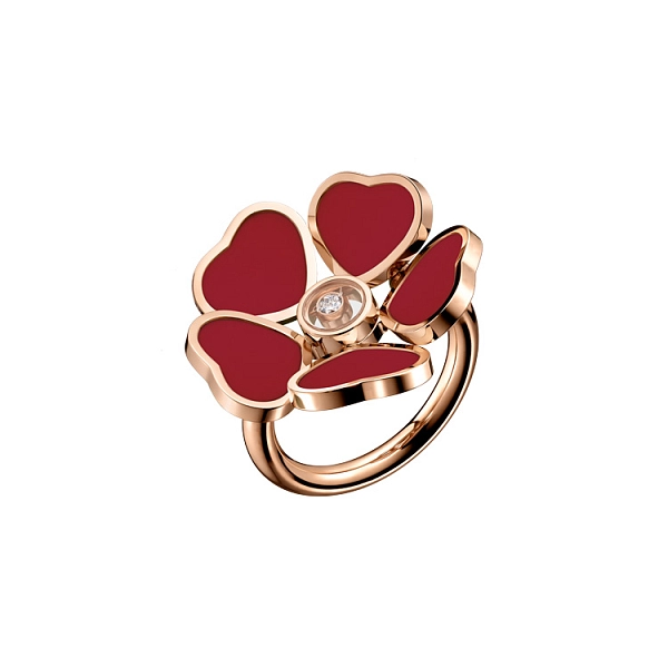 黄金戒指 Chopard Happy Hearts Flower 82A085-5811
