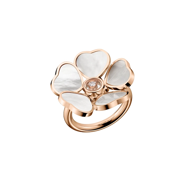 黄金戒指 Chopard Happy Hearts Flower 82A085-5310