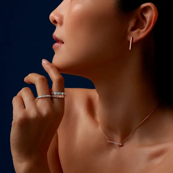 萧邦冰块金戒指 829834-1070